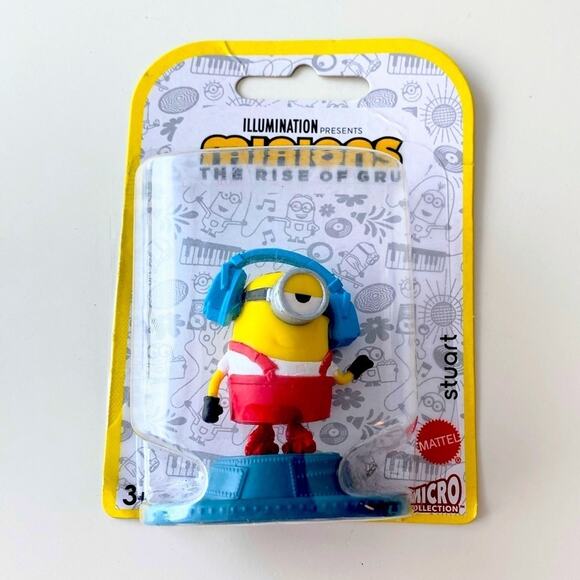 Minions: Rise of Gru Stuart Mattel Micro Collection Figure 2" - Picture 1 of 6